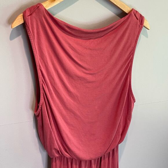 able Pink Jersey Knit Sleeveless Dress - size Medium - Picture 2 of 5